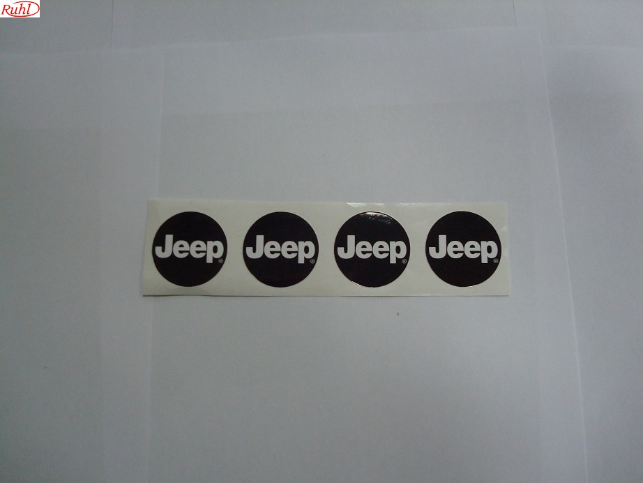 Sticker set berg wieldoppen, JEEP