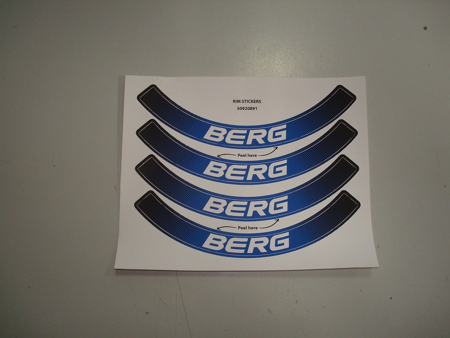 Stickerset velg kleur Blauw